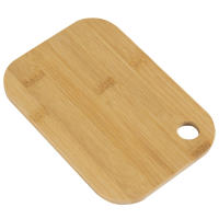 Pequeño Tablero De Cortar Portátil Con Agujero Reutilizable Multipropósito Para Camping Y Cocina Suministros De Madera/Bambú - details 4