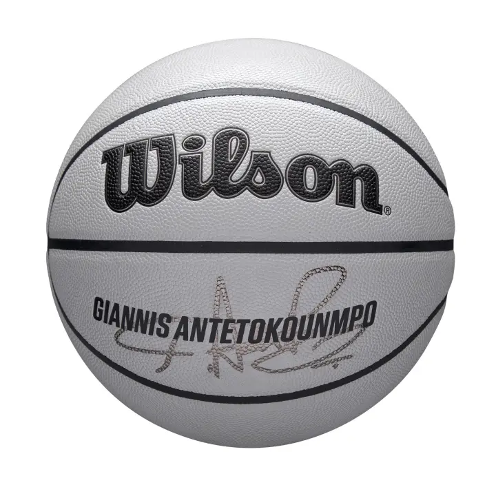 Balón Baloncesto Wilson NBA Player Icon Ultravioleta Giannis Antetokounmpo - 1