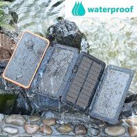 PORCHEDDU Cargador Solar 25000mAh Bathería Externa Portátil With 4 Paneles de Banco de Energía In Prueba de Agua - details 4