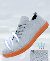 Zapatos De Hombre Tenis Casuales Transpirables Con Malla Antideslizantes Y Material De Suela Vulcanizada Para Adultos - details 11