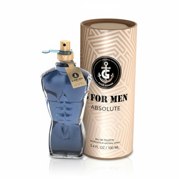 Perfume masculino G For Men Absolute Eau de Toilette, fragancia intensa y elegante con un aroma profundo y equilibrado, ideal para el uso diario o momentos especiales. Presentado en frasco original con estuche. 🚚 Envíos a España 24/48 horas.