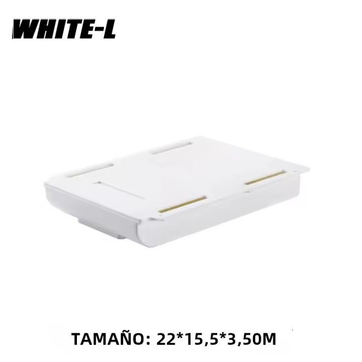 Organizador Creativo Con Cajón Oculto Para Escritorio Sin Agujeros Perforados Caja De Suministros Adhesiva Para Oficina Y Hogar - 1