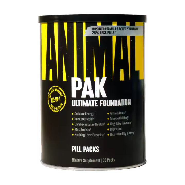 Universal  Animal Pak - La solución definitiva en un solo paquete para llenar todos sus vacíos nutricionales. Cargado con más de 85 nutrientes biooptimizados con todo lo que tu cuerpo necesita para liberar tu fuerza. - 1