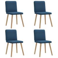 vidaXL Sillas de comedor 4 uds tela en color Gris nube/Gris oscuro/Crema y más | cómodas modernas ergonómicas para comedor cocina salón hogar - details 8