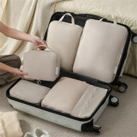 Cubo De Compresión Para Viaje 1pc Organizador De Ropa Para Maleta Bolsa De Almacenamiento Impermeable Y Portátil De Polyester - details 0