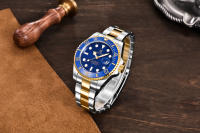 Reloj Mecánico De Lujo PAGANI DESIGN Para Hombre 2025 Oro Automático Resistente Al Agua Acero Inoxidable Con Cristal De Zafiro - details 2