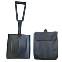 Shovel De Nieve Plegable De Aleación De Aluminio Ligera Herramienta Antideslizante Para Emergencias De Auto Y Camping - details 3