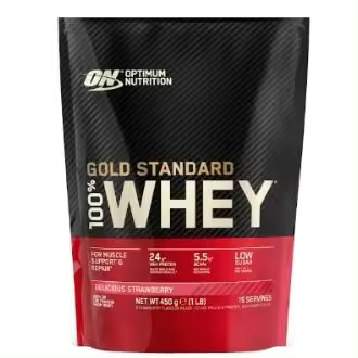 ON 100% WHEY GOLD STANDARD DELICIOUS FRESA 450GR. - 1