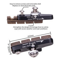 ZTTO Ruedas De Carbono Fibra Para Bicicleta De Carretera Frenos De Tira De Goma Reemplazable Bloque CNC De Aluminio Sistema De Fricción Para Rueda - details 1