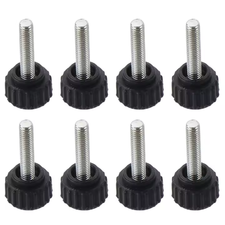 8Pcs M5 Tornillos De Apriete Con Cabeza De Encaje Mango De Mano De Tornillo Con Cabeza Plástica Para Carpintería Y Artesanía - 1