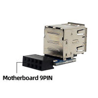 Adaptador De Cabecero De Motherboard Compatible Con Computadora Femenino Cable De Extensión USB2.0 9Pin/10P Accesorios Para Motherboard De Escritorio - details 13