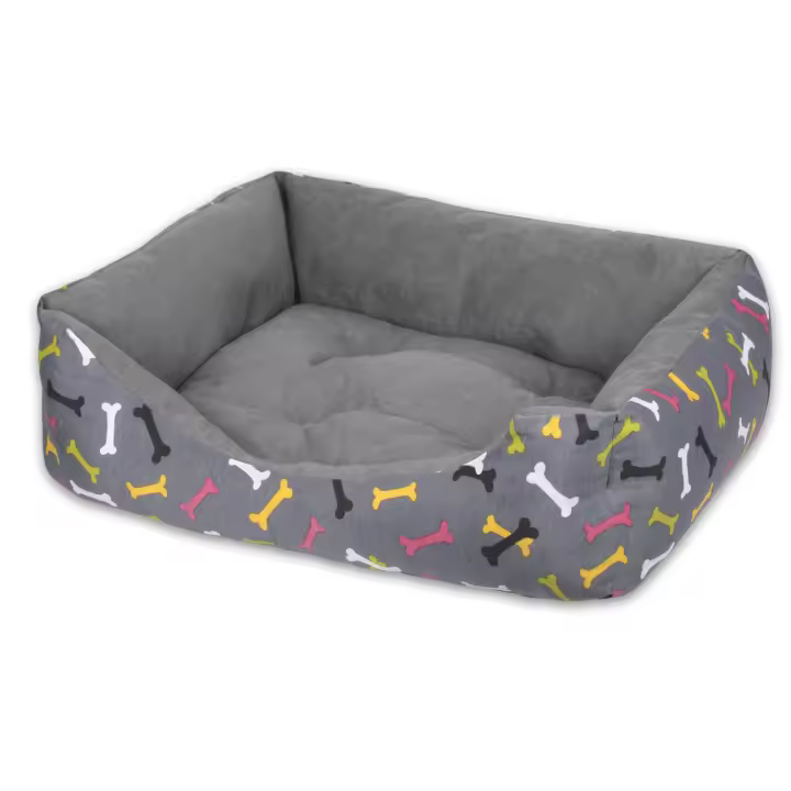Cama de Mascotas Suave y Duradera Relleno de Fibra Súper Suave Lavable, Resistente al Desgaste - 1