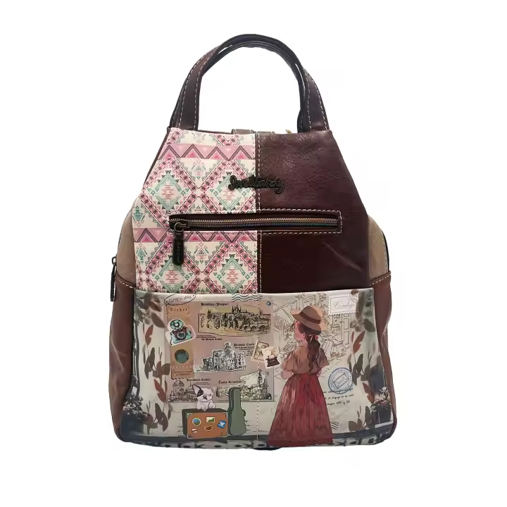 Mochila Sweet Candy Colección Rainbow Dream, Tamaño 27 x 32 x 12 cm - Ideal para el día a día, viajes y escapadas de fin de semana - Práctica y segura - 1