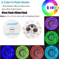 200PCS Luz LED Para Coasters Pegatinas Brillantes Para Botellas De Vino Decoración Para Bar Y Fiestas Novedades Iluminación Incluye Batería - details 5