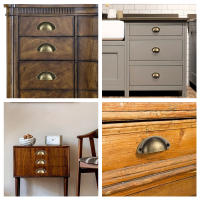 10 Piezas De Manijas De Puerta Metálicas Antiguas Estilo Rustico Chic Con Agarre Ergonómico Instalación Fácil Acabado Pintado - details 5