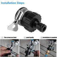Conector De Riega Universal Para Grifo Jardín Adaptador De Agua Rápido Tubo De Riego Para Grifo Con Diámetro Inferior a 20mm Material De Goma - details 3