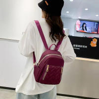 Mochila De Viaje Para Mujer En Nylon Impermeable Y Antirrobo Con Hombros Pequeños Bolsa Escolar Estilo Moda Para Niñas - details 10