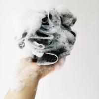 Esponja de Lufa para baño, Cuchillo Corporal para frotar la espalda con Mango Largo de Madera, Esponja de Lufa de mano en un Palo PARA EL Cuerpo, Esponja de baño para exfoliar, - details 2