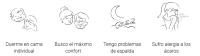 Almohada Antiácaros de Algodón Natural y Relleno de Fibra Hueca - Firmeza media - details 1