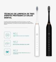 Cepillo De Dientes Eléctrico Sonic Para Adultos IPX7 Impermeable Recargable Por USB Limpieza De Alta Frecuencia 6 Modos De Limpieza - details 6