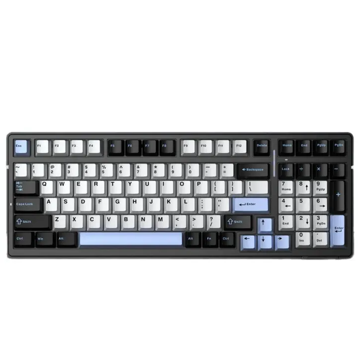 Teclado Mecánico AULA F99 Bluetooth 5.0/2.4G Wireless/Wired 99 Teclas Teclado De Juego Personalizable Montado En Ganchos Para Escritorio Y Laptop - 1