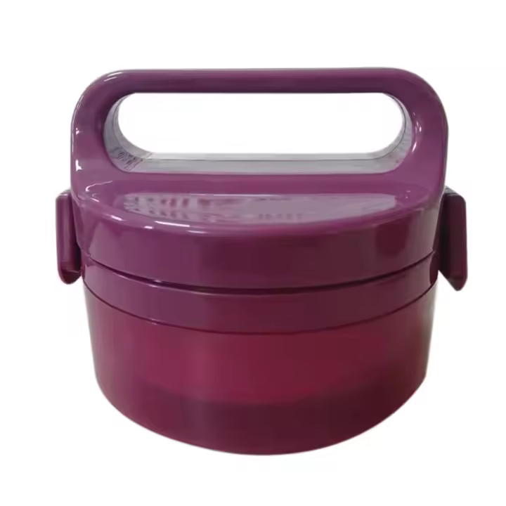 Caja de Almuerzo Aislada de Acero Inoxidable 304 Monocapa, Portátil, Ideal para Escuela Oficina Camping Contenedor de Alimentos de Viaje de Tamaño Compacto - 1