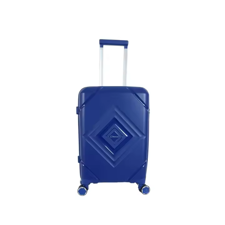 Maleta de cabina Benzi BZ5752 Azul Marino de Viaje Rígida 4 Ruedas giratorias 55 x 39 x 20 cms y 2,3 kg . Equipaje de mano. Cerradura de combinación. Equipaje de Mano. Resistente y Ligera. Low Cost Ryanair,.Aceptada en Todas Las aerolineas. (Azul Marino) - 1