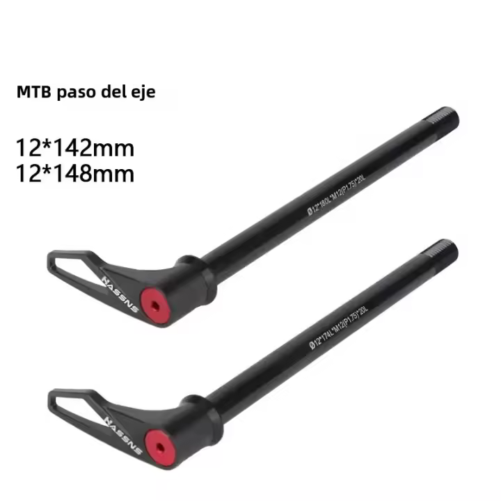 HASSNS Thru Axle Para Bicicleta De Montaña 15x100 15x110 Eje Trasero Hub Palancas 142/148*12mm Accesorios De Rueda De Bicicleta - 1