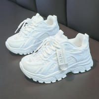 Zapatos Deportivos Para Niñas Primavera/Otoño Moda Casual Transpirables Confortables Para Estudiantes Niños Bebés Talla 0-1Años Material Superior PU Cuero Y Fibra De Red Suela De Goma - details 2