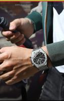 Reloj De Pulsera De Lujo Para Hombre BINBOND Calidad Superior Acero Inoxidable Resistente Al Agua Con Luminiscencia Fecha Casual - details 5