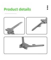 Cuchillo Mini 6en1 Con Llavero Herramienta Multifuncional De Acero Inoxidable Escala a Colgante Cadena Puerta Bolsillo Cutter - details 7