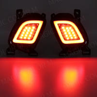 Luces De Reflejador Trasero Para Toyota Highlander 2015-2018 Lámpara De Foco LED Freno Señal De Giro Accesorios De Coche 12V ABS LED Rojo Alta Luminosidad Longa Vida - details 1