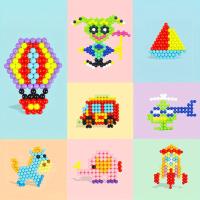 Kit De Manualidades DIY Con Cuentas Adhesivas De Agua 4.5mm Set Creativo Para Refill Juguete 3D PUZZLE Para Niños De 3-6 Años Material Plástico - details 5