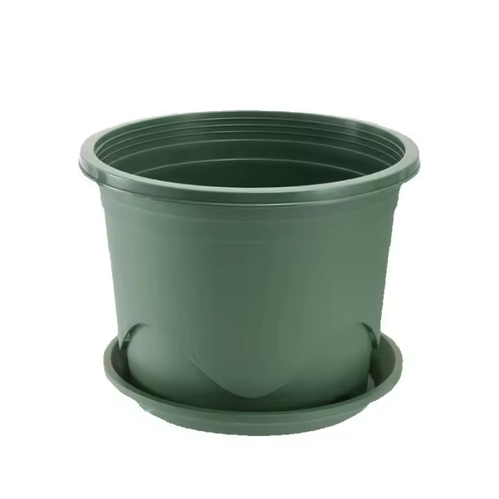 Meta de plástico de color Verde, de espesor de 22 cm, ideal para plantas de Bonsai de Interior y exterior. - 1