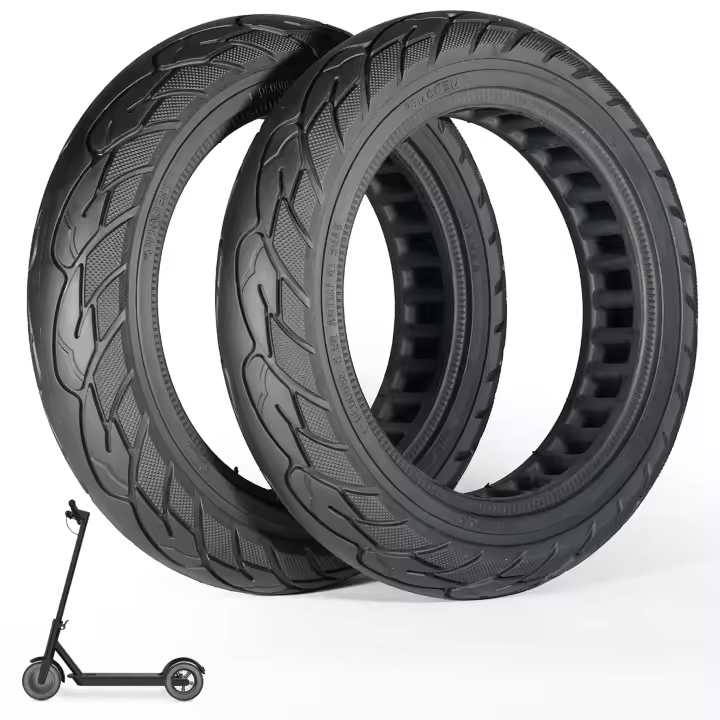 ANSENI® Ruedas Macizas Patinete Electrico,Rueda (9.5x2)9.5pulgadas Neumáticos de Reemplazo,Rueda Repuesto Antipinchazo Compatible con Xiaomi Scooter Electrico M365, Xiaomi 1S,Essential,Cecotec - 1