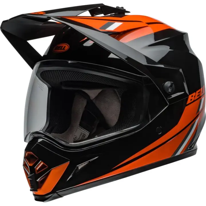 Casco BELL MX-9 Adventure MIPS - Alpine Gloss Black/Orange TALLA XXL - 1