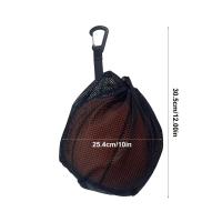 Mochila Portátil De Baloncesto Con Cierre De Cordón Bolsa De Red Para Fútbol Voleibol Almacenamiento Deportivo Para Viajes Al Gimnasio Y Yoga - details 1
