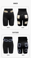 Shorts De Masaje EMS De Microcorriente Inteligente Para Ejercicio De Muslos Y Formación Corporal Adecuados Para Gimnasio Talla M/L Color Negro - details 7
