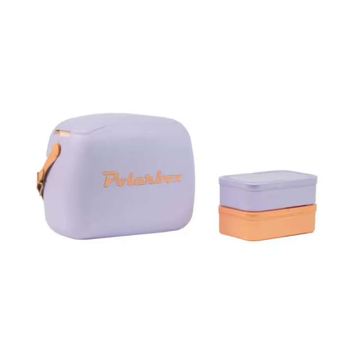 Nevera CoolerBag 6L Malva Naranja Pop - Pop con Asa Naranja Polarbox - 1