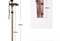 Bastón de montaña plegable de 5 secciones extensible - Para senderismo, trekking o uso como bastón para ancianos - details 1