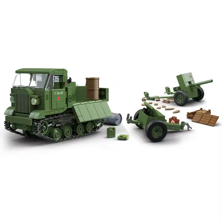 Bloques De Construcción De Tanque Mediano STZ-5 Para Juguete Educativo De Guerra Mundial 2 Juguetes Para Niños Modelos Militares De Infantería - 1