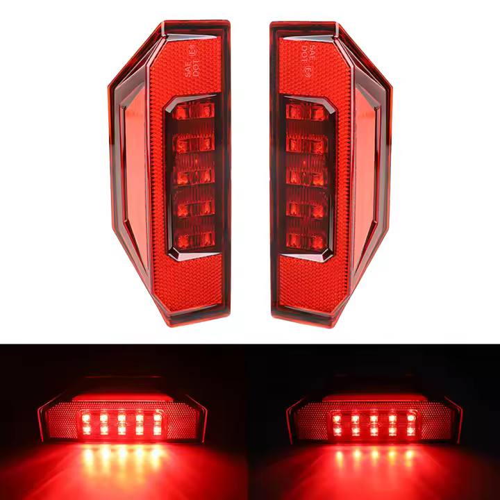 Luz Trasera LED Para Polaris Ranger General CREW 570 900 1000 pro XD XP 4P 2013-2019 Lámpara De Freno Trasera Para UTV ATV Material ABS/PC - 1