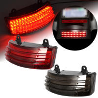 Luz Tricolor Roja Y Nublada LED Para Cola De Motocicleta Harley Electra Street Road Glide 2014-2019 Pieza De Carenado Trasero - details 0