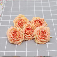 5pc Flores Artificiales De Seda Rosa Para Decoración De Hogar Fiesta De Navidad Boda Cumpleaños DIY De Flores Falsas Calidad Alta - details 14