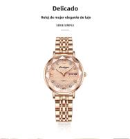Reloj De Mujer POEDAGAR Moda Impermeable Luminoso Acero Inoxidable Elegante Reloj De Pulsera Para Dama Regalo Con Manos Luminosas Y Fecha Completa - details 2