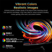 KTC 32 Pulgadas Gaming Monitor Curvo Pantalla para PC juegos, 180Hz 2K QHD 2560*1440, 1ms, 125% sRGB, Panel HVA 1500R Sin Marco, 2*HDMI2.0, 2*DP1.4, Low Blue Light, FreeSync & G-Sync, compatible con montaje en pared, ideal para juegos FPS, RTS, RAC, MOBA - details 6