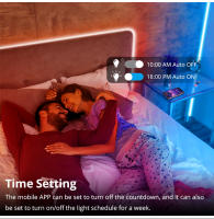 Tira De Luces Neón LED RGB Controlado Por WiFi Y Bluetooth Tuya Smart Life Alexa Google Home Decoración Exterior Jardín IP65 - details 5