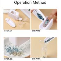 YIKOOLIN Set De Reciclaje De Polvo Para Uñas Con Cuchara Y Recipiente Portátil Kit De Pincel Para Polvo De Uñas Herramientas De Manicura - details 20