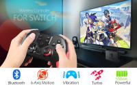 -controlador de juego inalámbrico Bluetooth para NS/Switch Life, vibración con función de programación Macro Wake-Up, compatible con juegos de PC - details 0