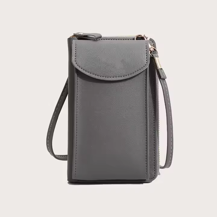 Bolso De Hombro Casual Para Mujer Yogodlns De Cuero PU Multifuncional Mensajero Bandolera Con Cierre De Flap Bolso Para Dama - 1